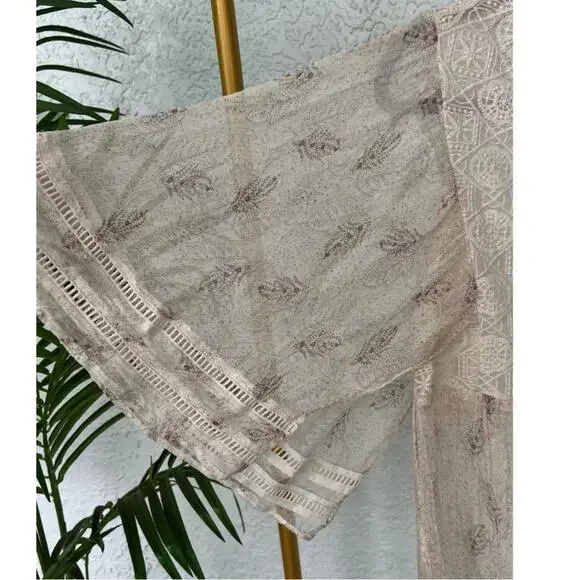 Anthropology by Meadow Rue Aeris Silk Blouse - Delicate and Feminine, Size Small - Picture 8 of 15